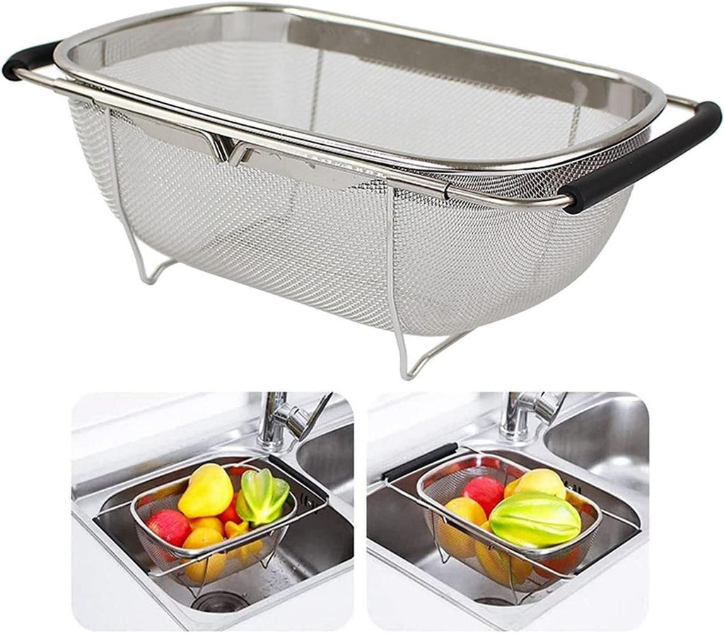 Stainless Steel Colander Oval Shape Big Size