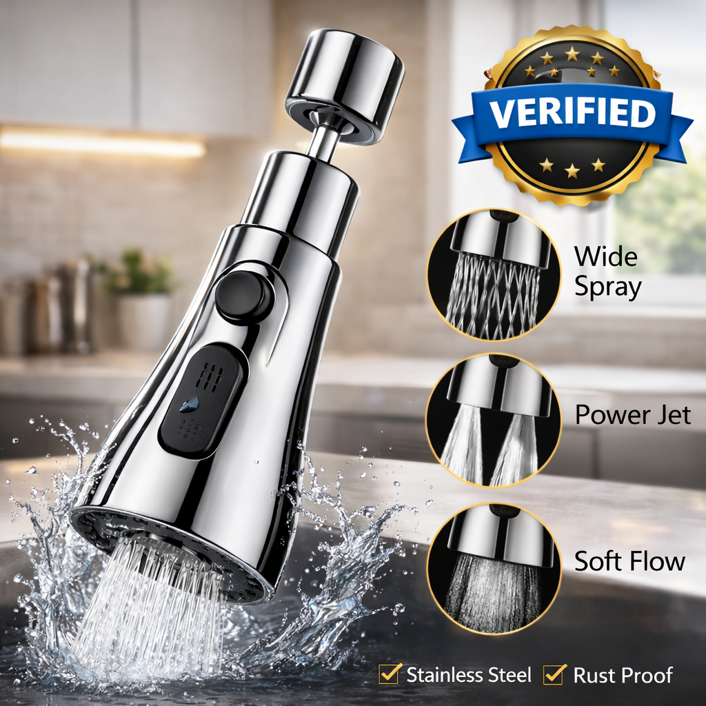 Sink Kitchen Faucet for Kitchen, 3 Flow Modes,Wash Basin Tap, 360 Rotating Sink Cock