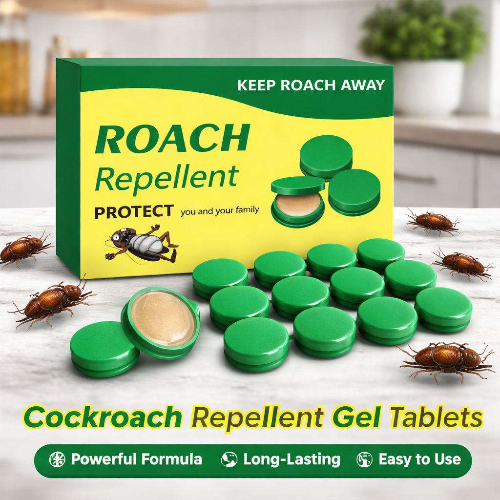Cockroach Repellent Gel Tablets – Powerful Roach Control (Pack of 2)