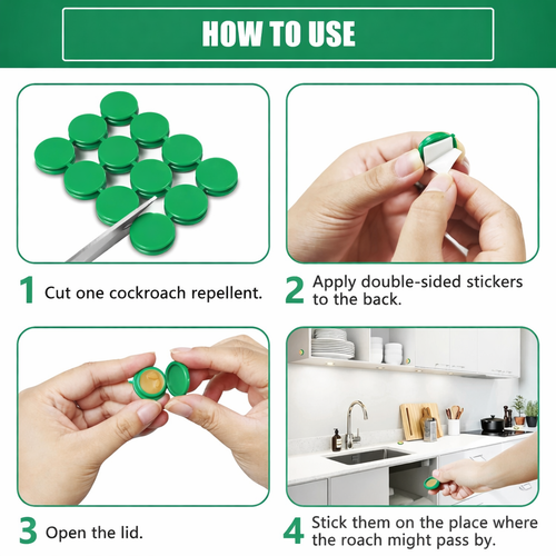 Cockroach Repellent Gel Tablets – Powerful Roach Control (Pack of 2)